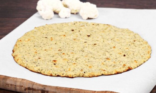 Classic Cauliflower Pizza Crust- Viva Magazine