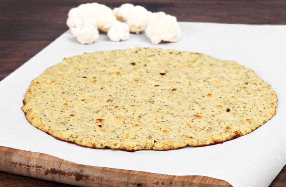 Classic Cauliflower Pizza Crust- Viva Magazine