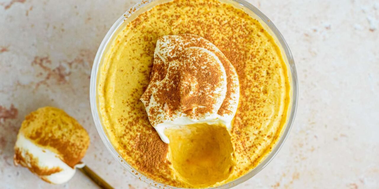 2-Ingredient Pumpkin Mousse Recipe