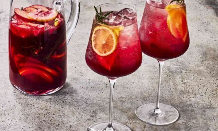 No-Added-Sugar Sangria Mocktail