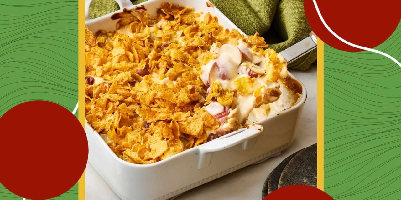I make this easy, cheesy corn dish for Christmas Eve every time.