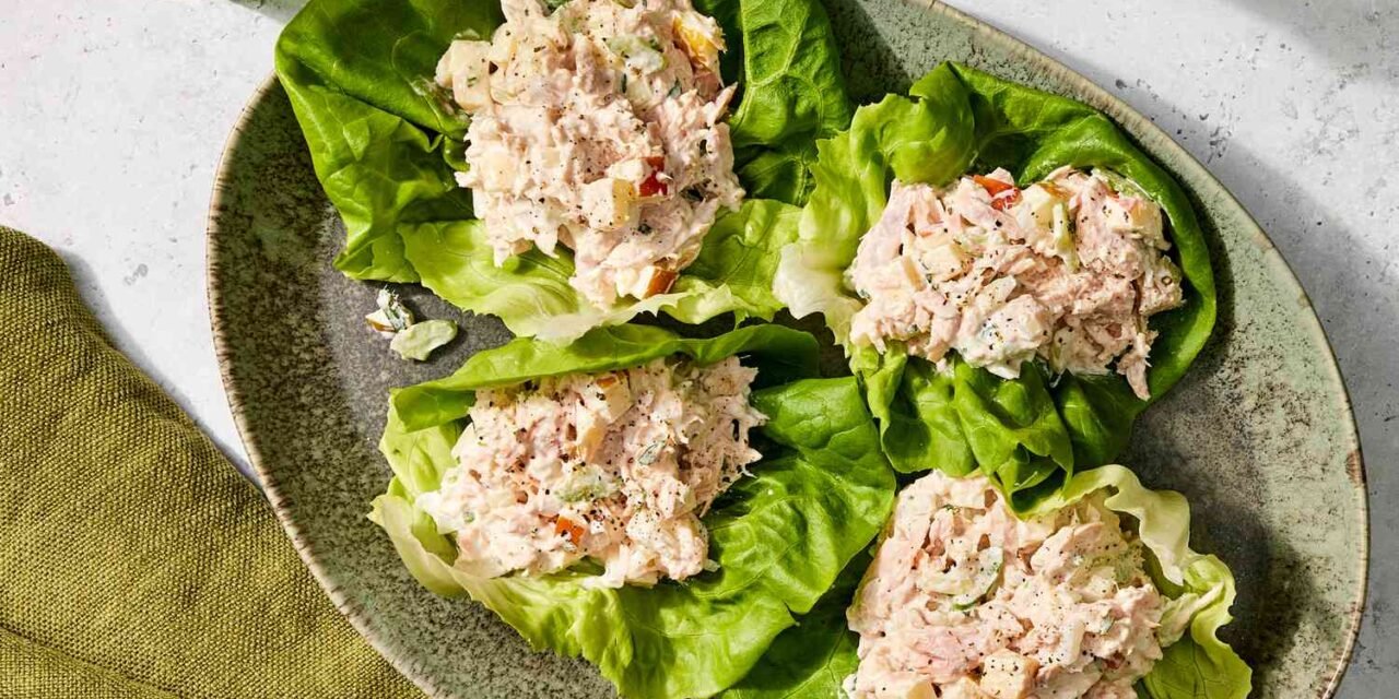 Tuna Salad Lettuce Wraps