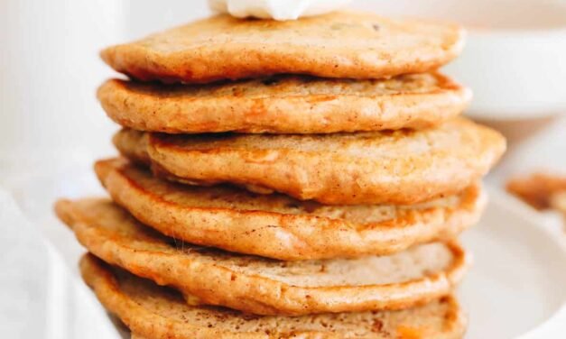 Carrot Cake Pancakes – The Wholesome Maven