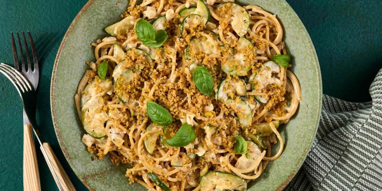 Spaghetti made of Creme Zucchini