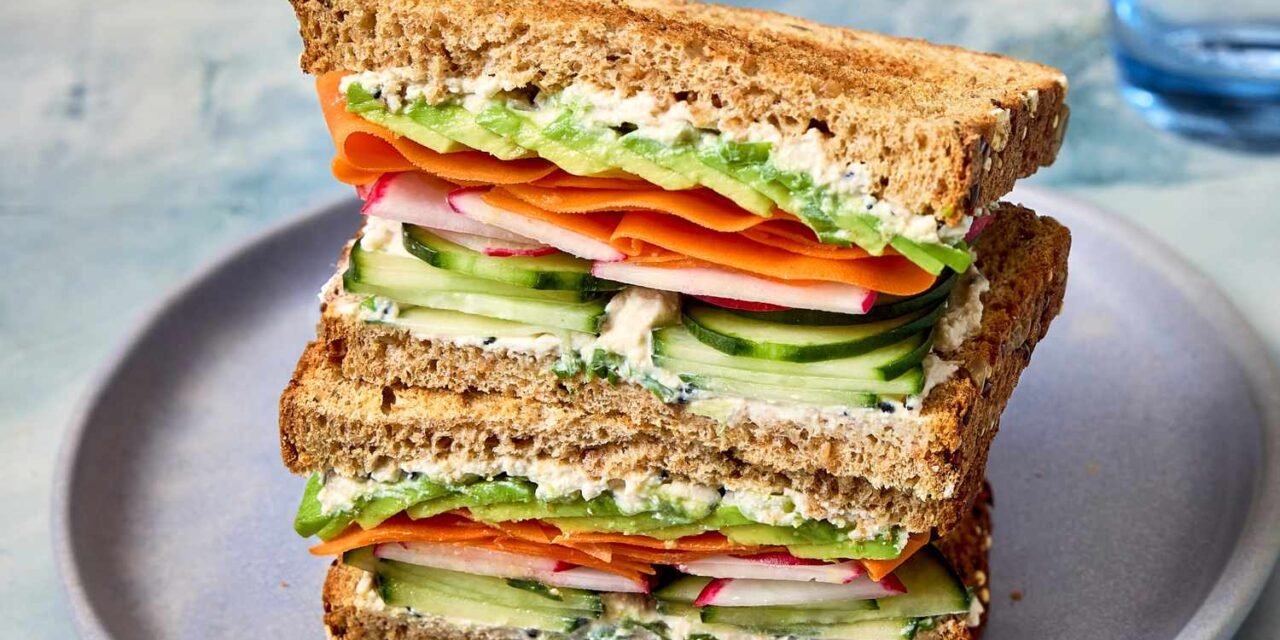 High-Protein Cucumber Sandwich