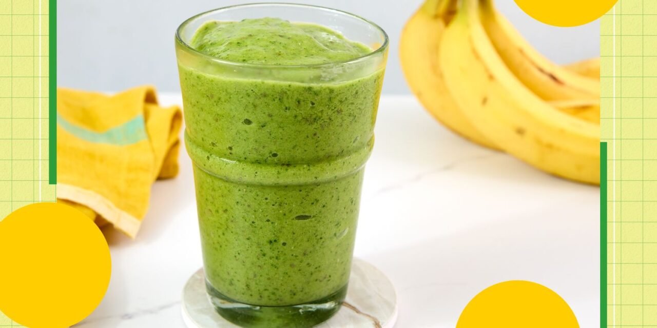 ICan’t Stop Creating Green Smoothie, an anti-inflammatory food.