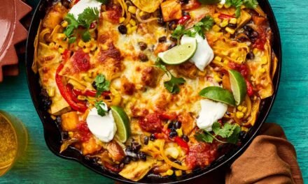 Dish with black beans and squash pumpkin
