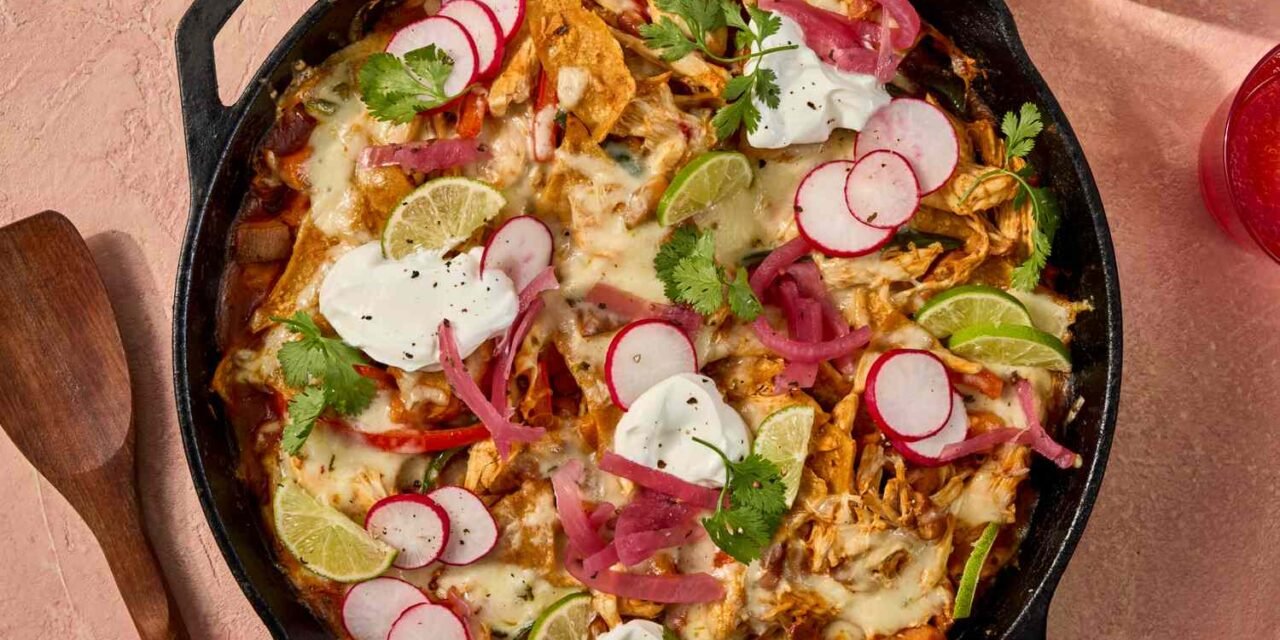 Enchiladas with Sweet Potatoes and Meat