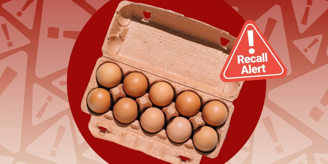 Eggs were recalled because of possible pathogens pollution.