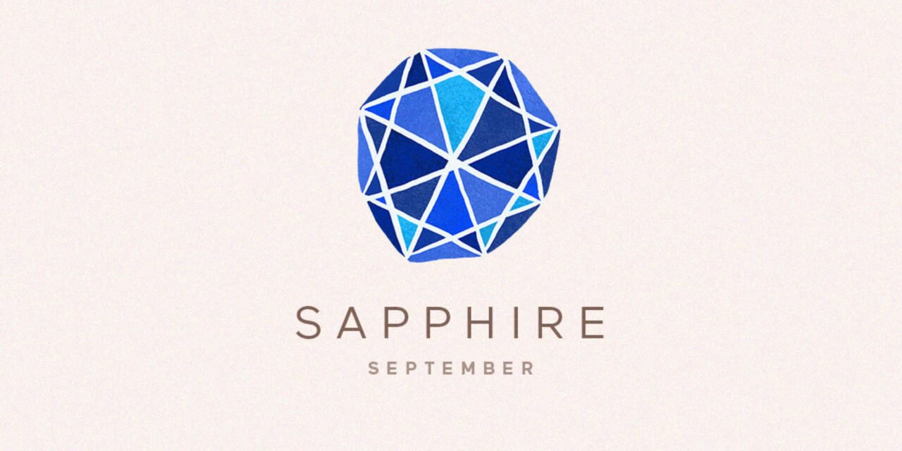 Tⱨe religious significance of the mσnth oƒ September is: Sapphire.
