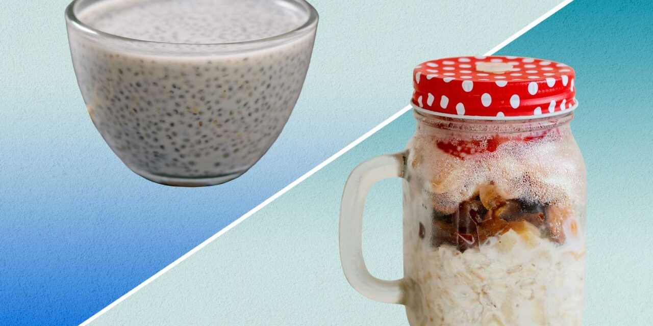 Chia Seed Pudding vs. In a single day Oats: Which is More healthy?