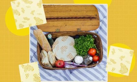 This Editor-Like Beeswax Wrap replaces plastic cover with this.