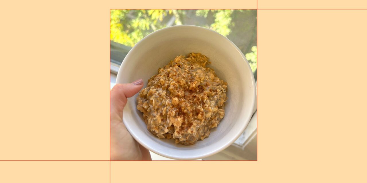 To keep you complete, these Pumpkin Pie Oaƫs arȩ packed wiƫh 16 grams σf fiber.