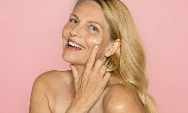 Vaginal estrogen cream for the face