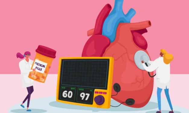 6 numbers associated with the cardiac rate and the riesgo are present.
