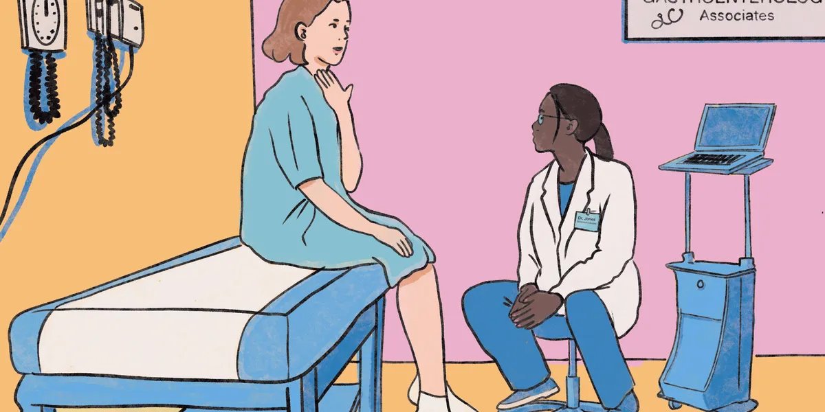 Edna receives an biopsy in a graphic.