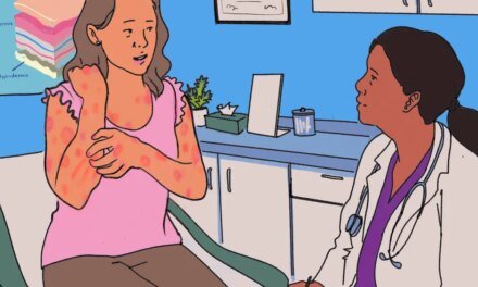 Holly has unexpected, serious urticaria.